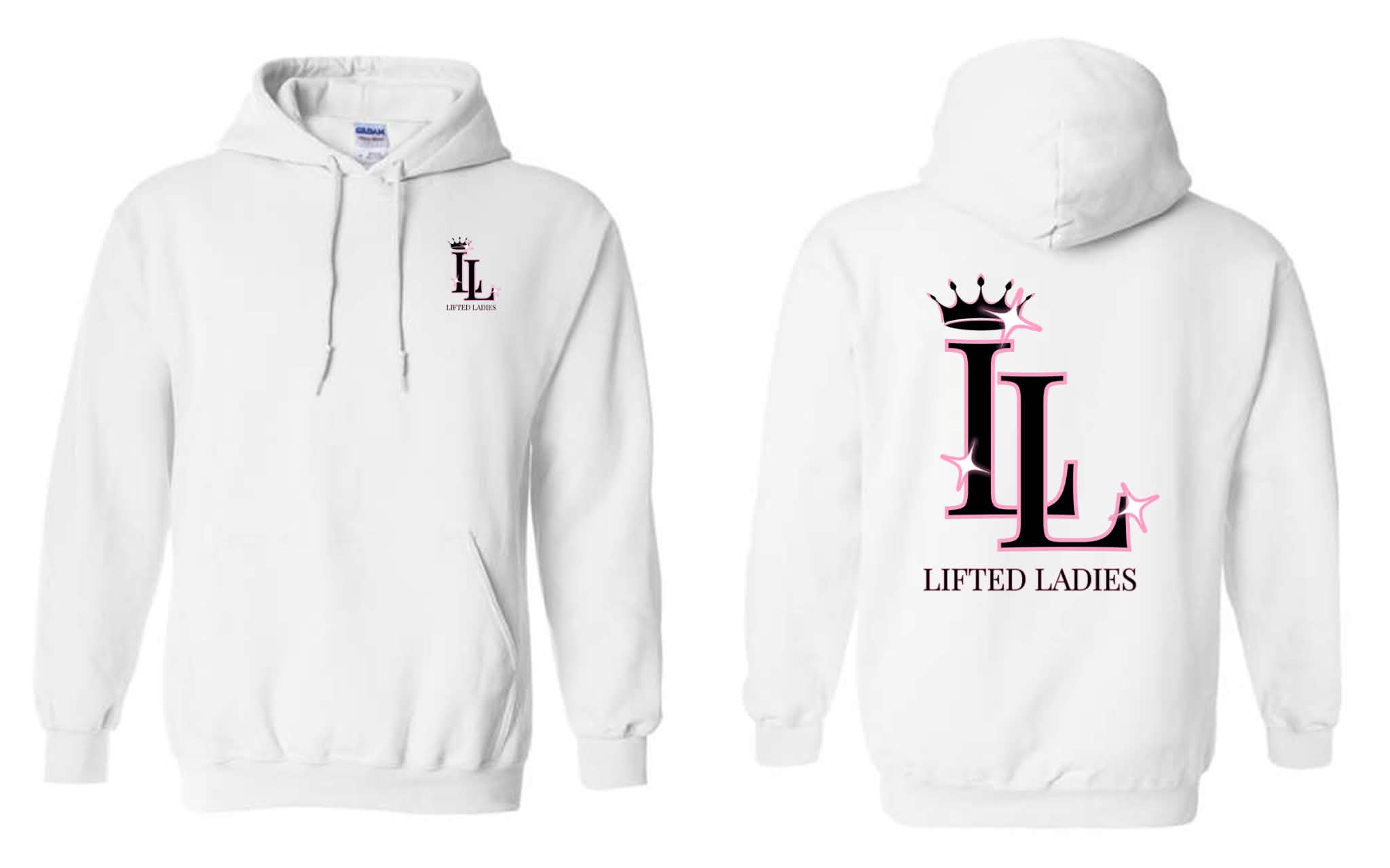 LL white hoodie